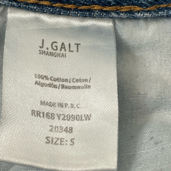 John Galt Light Blue Eleanor Low Rise Jeans - Picture 5 of 5